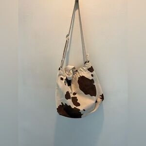 Baggu Duck Canvas Cow Print Tote